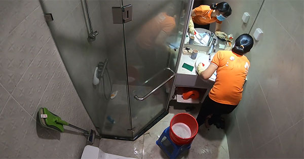 Cung cấp tạp vụ vệ sinh toilet cho khách hàng tại Bắc Ninh