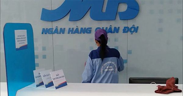 Tạp vụ ngân hàng quân đội tại Bắc Ninh